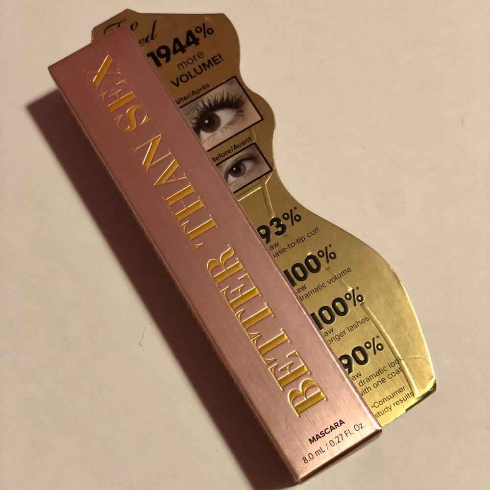 Too Faced better than sex mascara